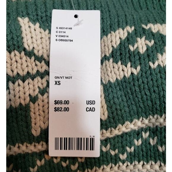 Urban Outfitters Fair Isle Snowflake Sweater NWT Size XS - Picture 7 of 10